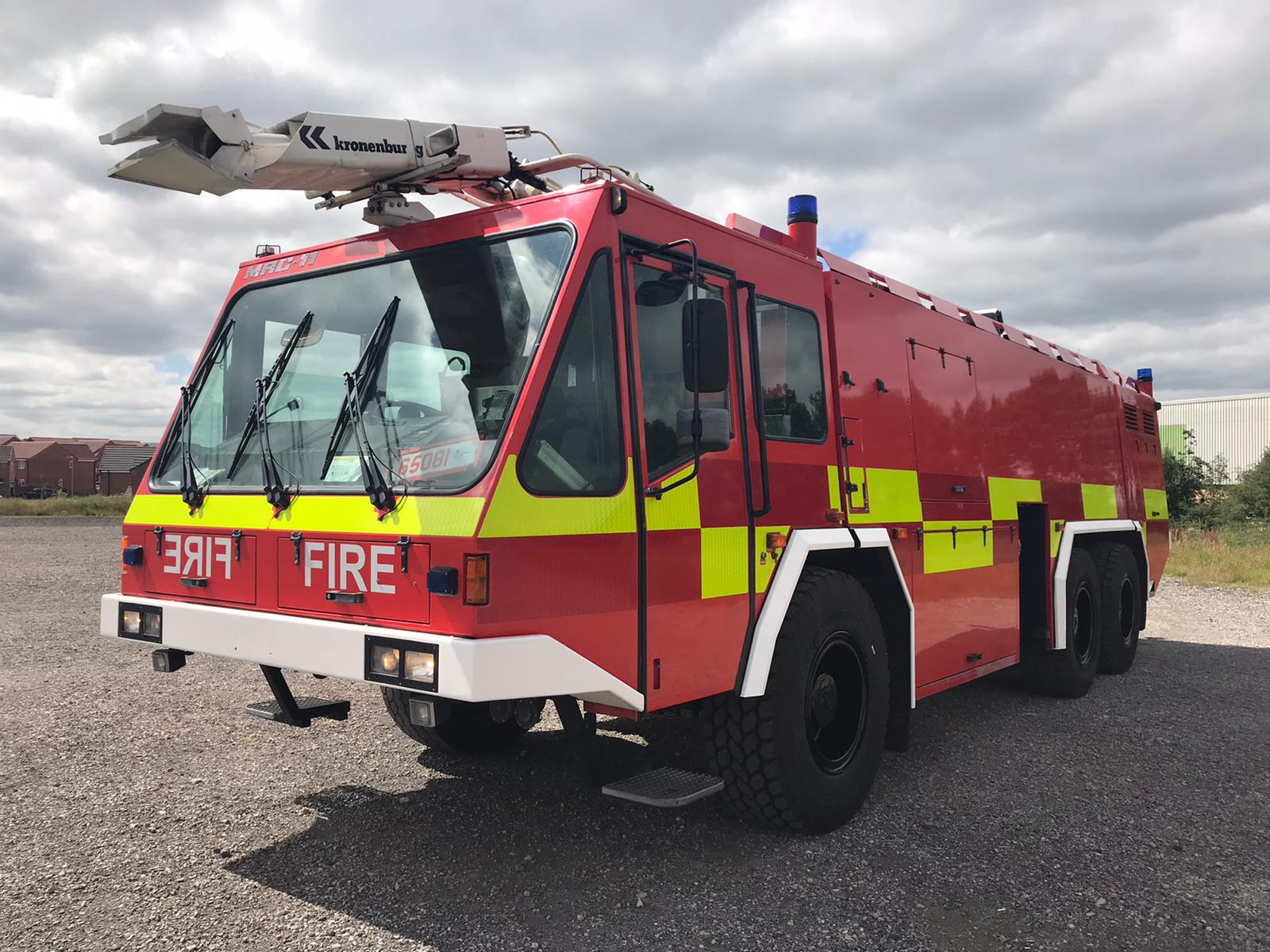 KRONENBURG MAC 11 6X6 Airport Fire Engine - ex military vehicles for sale, mod surplus