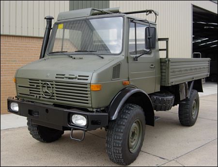 Mercedes Unimog U1300L 4x4 Drop Side Cargo Truck - Govsales of ex military vehicles for sale, mod surplus