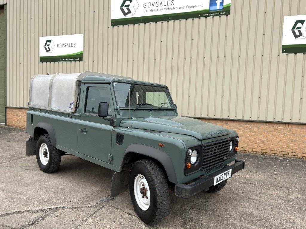 military vehicles for sale - Land Rover Defender 110 pick up RHD puma 