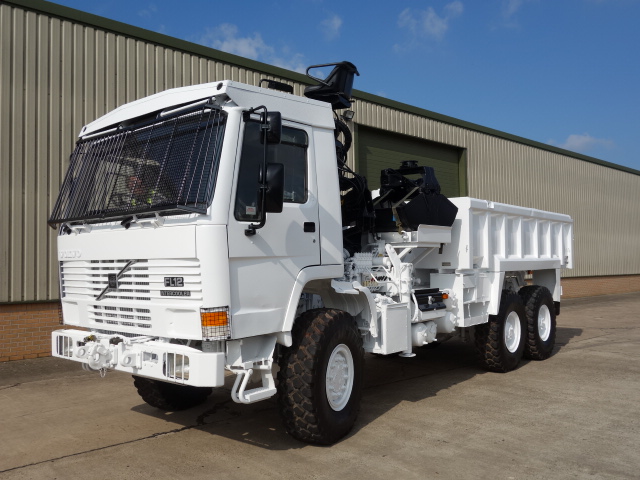 Volvo FL12 tipper with protected cab - Govsales of ex military vehicles for sale, mod surplus