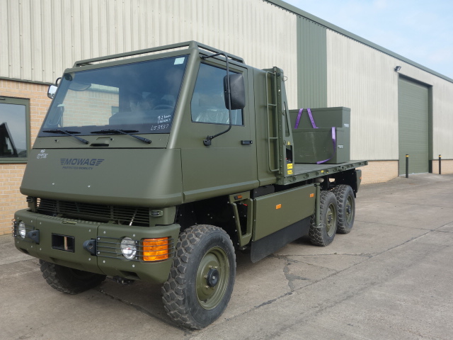 Mowag Duro II crane truck - ex military vehicles for sale, mod surplus
