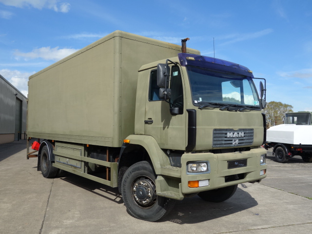 MAN 18.225 4X4 box truck  - Govsales of ex military vehicles for sale, mod surplus