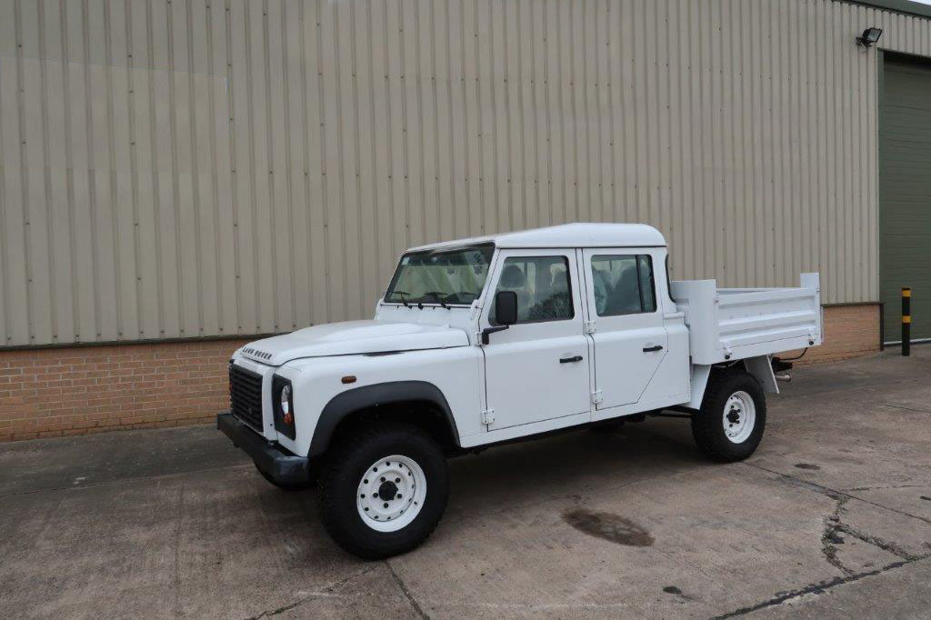 Land Rover Defender 130 LHD Double Cab Pickup - ex military vehicles for sale, mod surplus