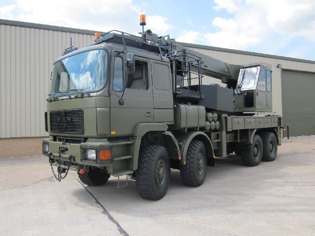 Man 41.372 8x8 crane truck - Govsales of ex military vehicles for sale, mod surplus