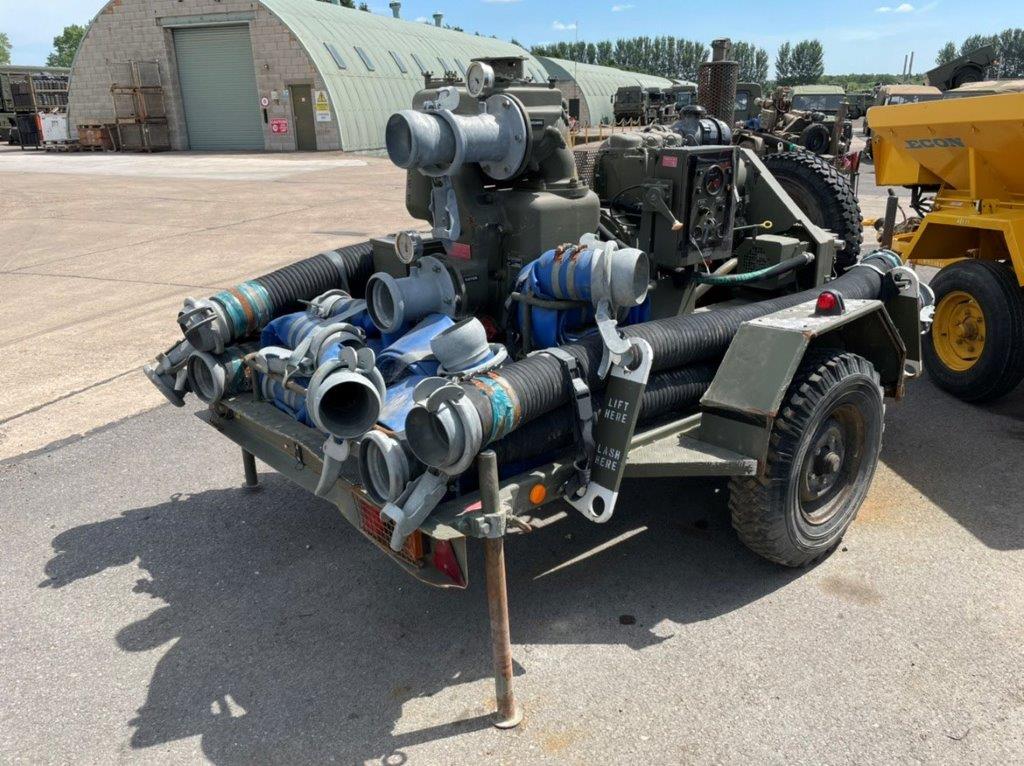 Gilkes 6 inch Water Pump Trailer  - Govsales of ex military vehicles for sale, mod surplus