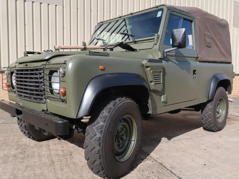 Land Rover Defender 90 Wolf LHD Soft Top (Remus)  - Govsales of ex military vehicles for sale, mod surplus