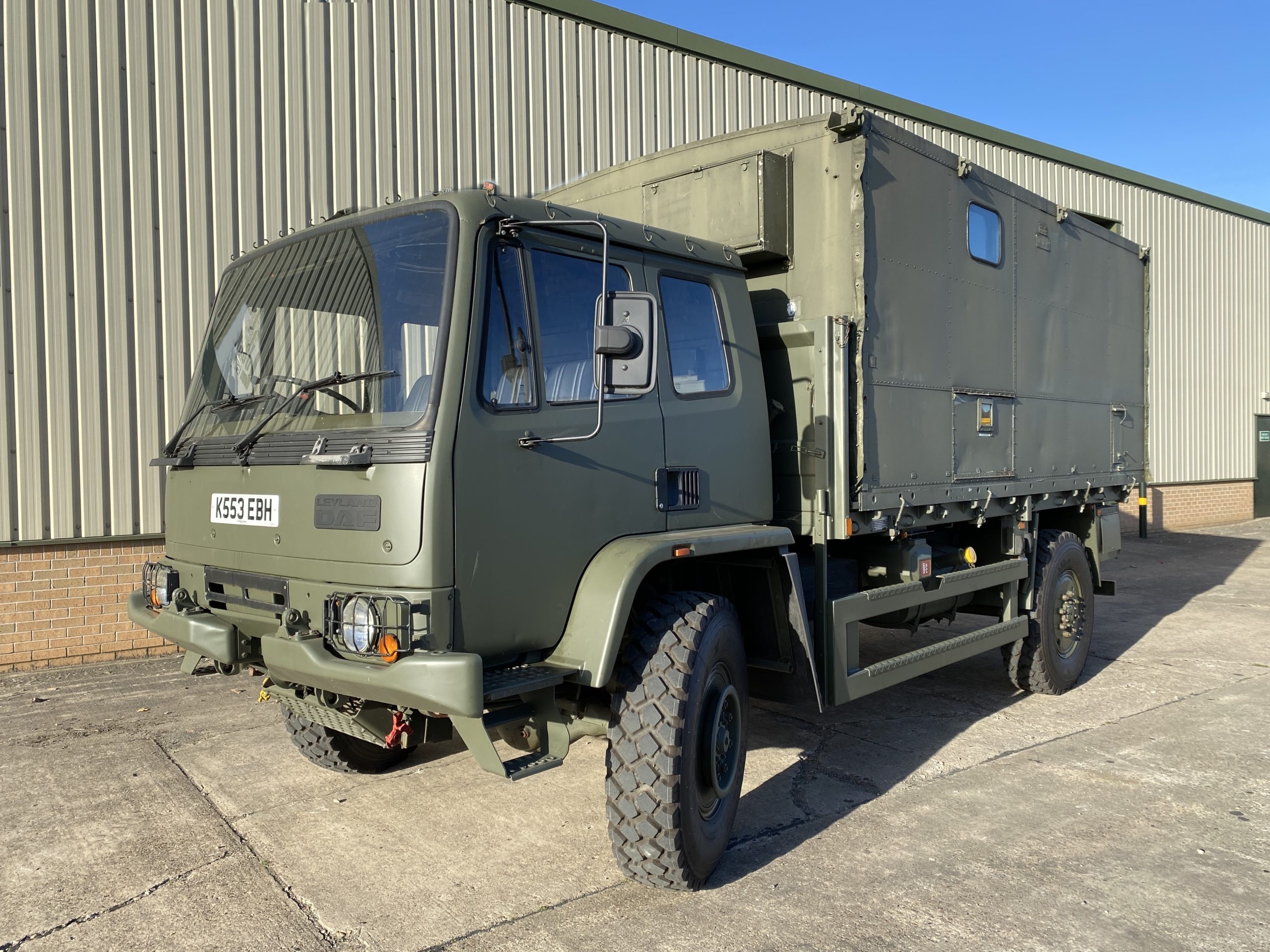 Leyland Daf 4x4 Box Truck Road Registered - Govsales of ex military vehicles for sale, mod surplus