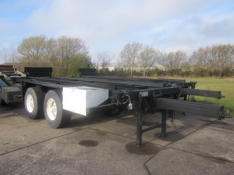 RB Tandem axle 20ft ISO drawbar container trailers - ex military vehicles for sale, mod surplus
