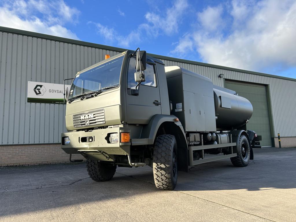 MAN 4x4 Aviation Fuel Delivery Tanker Truck - Govsales of ex military vehicles for sale, mod surplus
