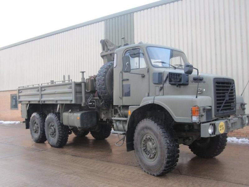 Volvo N10 6x6 cargo/crane truck - Govsales of ex military vehicles for sale, mod surplus