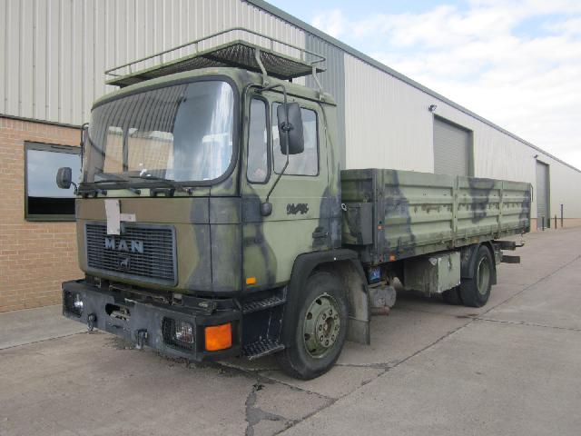 MAN 13.192 4x2 LHD drop side cargo truck - Govsales of ex military vehicles for sale, mod surplus