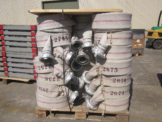 4in canvas hose Stortz Couplings - Govsales of ex military vehicles for sale, mod surplus