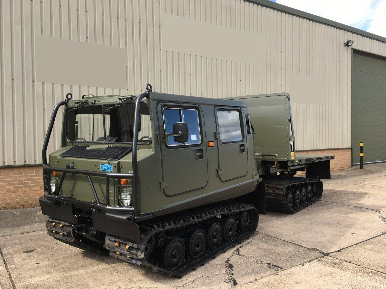 Hagglunds Bv206 Load Carrier with Crane - ex military vehicles for sale, mod surplus
