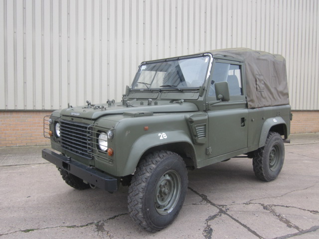 Land rover 90 LHD wolf (Soft Top) - Govsales of ex military vehicles for sale, mod surplus