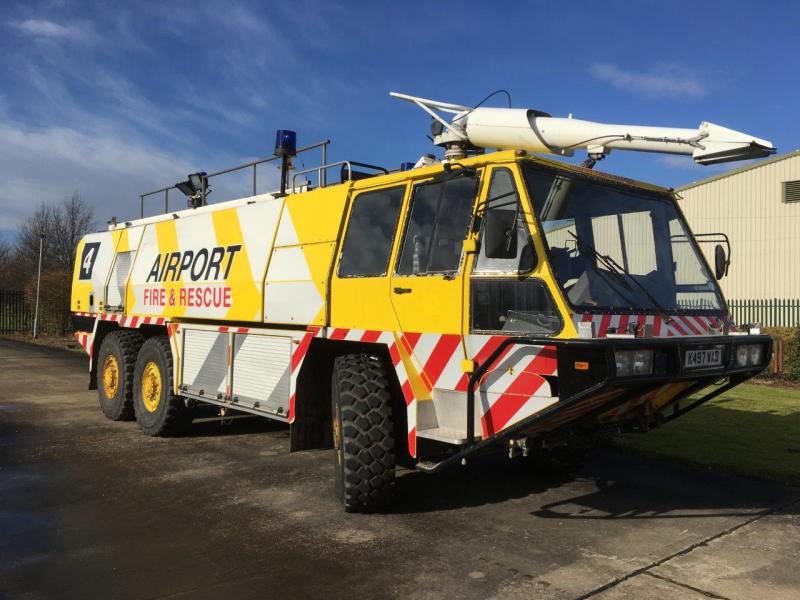 Simon Gloster Protector 6x6 Airport Fire Appliance - Govsales of ex military vehicles for sale, mod surplus