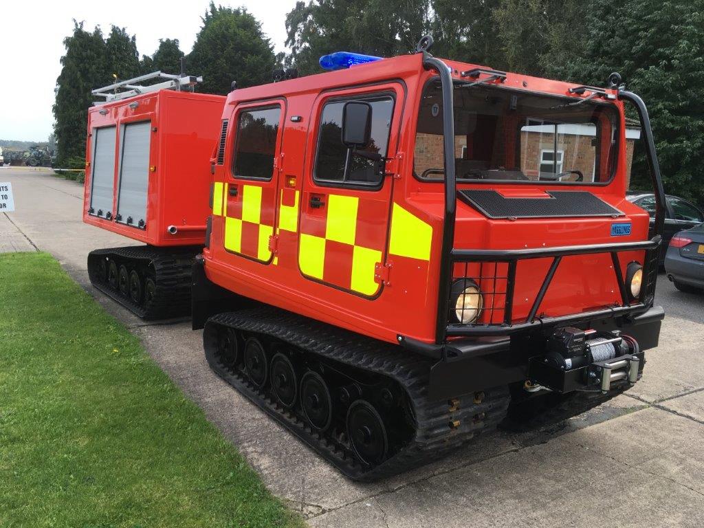 MoD Surplus, ex army military vehicles for sale - Hagglund BV206 ATV Fire Appliance (Fire Chief)
