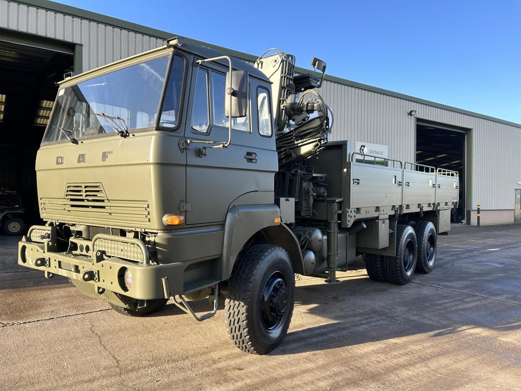 military vehicles for sale - DAF YAZ 2300 6×6 Cargo Truck with Crane