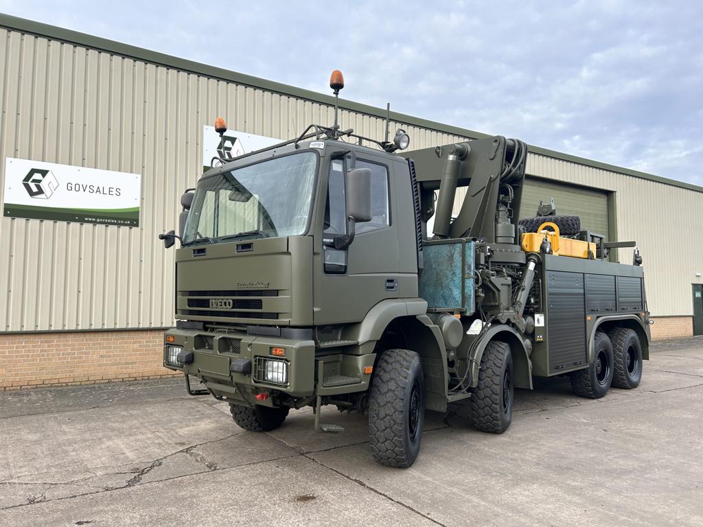 Iveco Eurotrakker 410E42 8x8 Recovery Truck - Govsales of ex military vehicles for sale, mod surplus