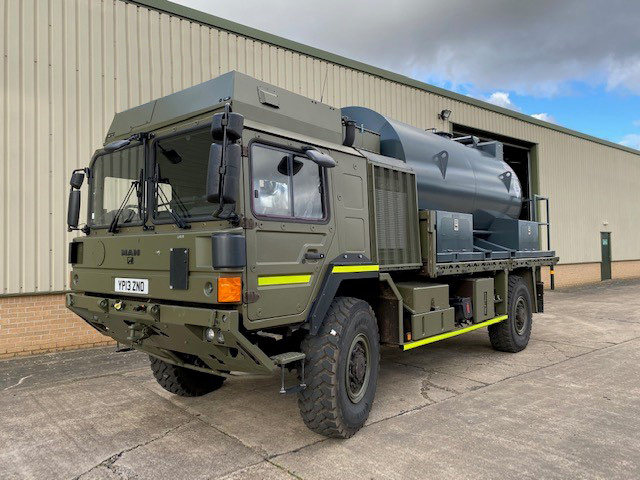 military vehicles for sale - Unused MAN 4x4 7,500 Litre Bunded Fuel Tanker