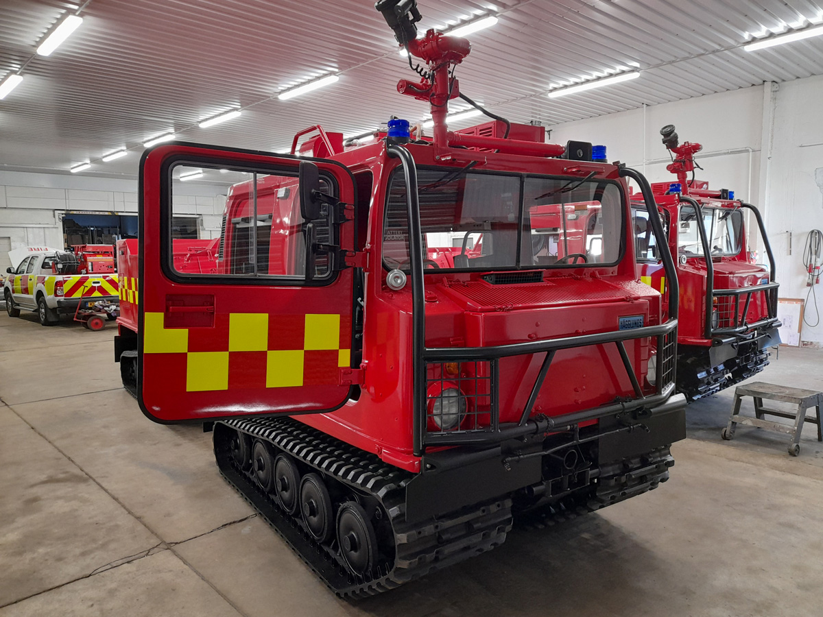 MoD Surplus, ex army military vehicles for sale - Hagglund BV206 Fire engine
