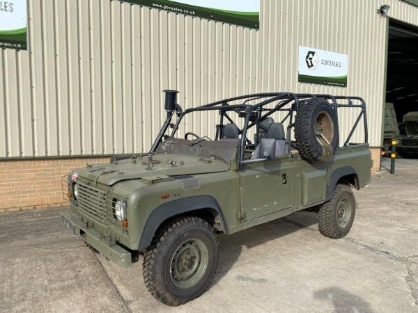 military vehicles for sale - Land Rover Defender 110 Wolf Scout vehicle
